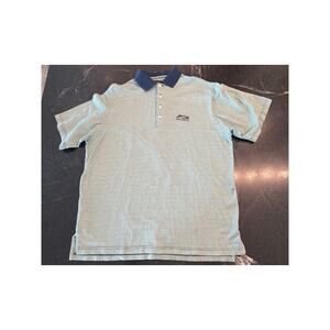 Byron Nelson M oversized golf polo "links at Gettysburg" green and blue